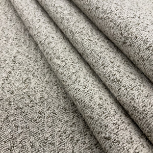 2.325 Yard Piece of Tan Heathered Low Pile Chenille Upholstery Fabric | Extra Durable | BTY