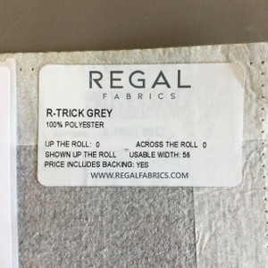 Trick in Grey | Mottled Weave in Grey | Upholstery Fabric | Regal Fabrics Brand | 54" Wide | By the Yard