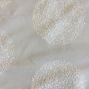 Westminster in Fog | Contemporary Circles in Grey / White | Upholstery Fabric | Regal Fabrics Brand | 54" Wide | By the Yard