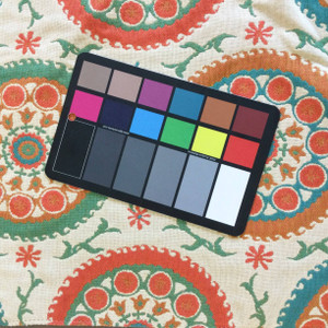 Suzette in color Cream | Medallions in Orange / Beige / Green | Upholstery Fabric | Regal Fabrics Brand | 54" Wide | By the Yard