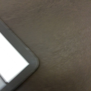 1.8 Yard Piece of Wallaby Walnut Faux Leather Vinyl Fabric | Upholstery / Bag Making | 54" Wide | By the Yard