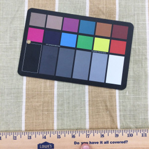 Sunda in Sage | Linen-Like Vertical Stripes in Green and Tan | Upholstery / Drapery Fabric | P/Kaufmann | 54" Wide | By the Yard