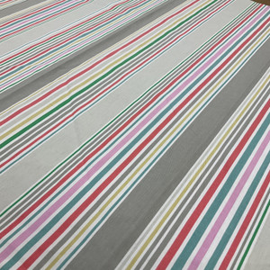 Nautical Stripe in Zinc | Upholstery / Drapery Fabric | P/Kaufmann | 54" Wide | By the Yard