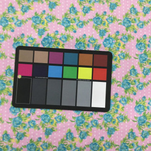 Rose Floral Quilting Fabric | Light Pink / Blue / Green | 100% Cotton | 44" Wide | By the Yard