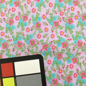 100% Cotton Quilting Fabric | Pink Blue Floral | 44" Wide | By The Yard