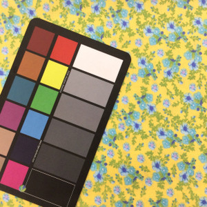 100% Cotton Quilting Fabric | Yellow Blue Green Floral  | 44" Wide | By The Yard