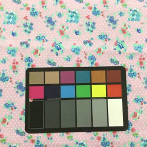 100% Cotton Quilting Fabric | Pink Blue Polka Dot Floral | 44" Wide | By The Yard