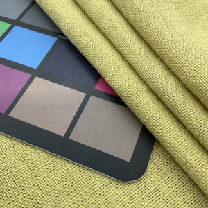 Sensu in Cornsilk | Solid Yellow Linen Like Fabric | Slipcovers / Drapery | Richloom | 54" Wide | By the Yard