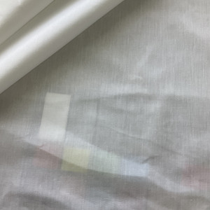 Solid White Drapery Lining Fabric | Poly Cotton | Curtains / Drapery | 66" Wide | By the Yard