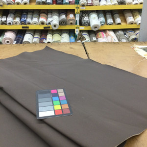 Dark Taupe Weave Textured Vinyl Headliner Fabric - Foam-Backed | 1/8" Thick | 54" Wide | Bag Stabilizer / Sew Foam | By the Yard