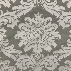 Light Olive Green Elegant Damask | Upholstery / Drapery Fabric | 54" Wide | By the Yard
