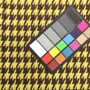 Houdstooth in Olive Green and Brown | Home Decor / Drapery Fabric | 54" Wide | By the Yard