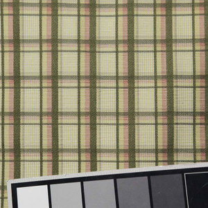 4 Yard Piece of Hadley Plaid Custard Drapery & Curtain Fabric By The Yard