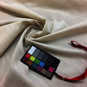 3 Yard Piece of Off White Basket Weave Upholstery Fabric | 54"W | By The Yard | Drapery Weight