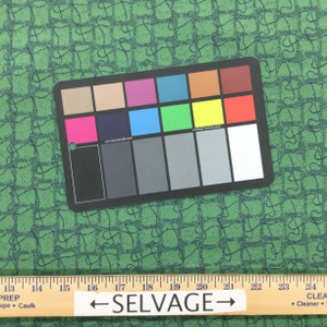 Forest Green Retro Design | Upholstery / Drapery Fabric | 54" Wide | By the Yard