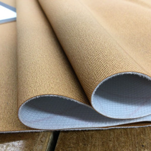 4.125 Yard Piece of Satin Finish Vinyl Fabric | Antique Bronze Textured | Upholstery | Bag Making | By The Piece | 54 Inch Wide