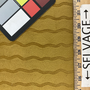 Wavy Stripe Velboa Faux Fur Fabric in Camel | Short Pile | Plush | By the Yard | 60 inch Wide |