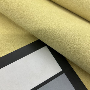 Sunny Yellow Microsuede Upholstery Fabric | Heavyweight Upholstery | Solid Color | By The Yard | 54 inches wide