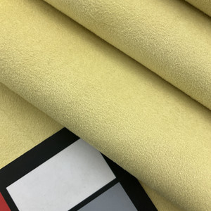 Sunny Yellow Microsuede Upholstery Fabric | Heavyweight Upholstery | Solid Color | By The Yard | 54 inches wide