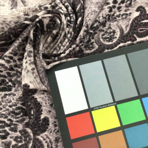 Purple, Grey, and Pink Leopard Spade  Fabric | Lightweight Jersey Knit Fabric | Fashion Fabric 48 Inches Wide | By The Yard