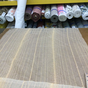 Light Orange Sparkle Chiffon | Sheer Drapery / Apparel Fabric | 108" Wide | By the yard