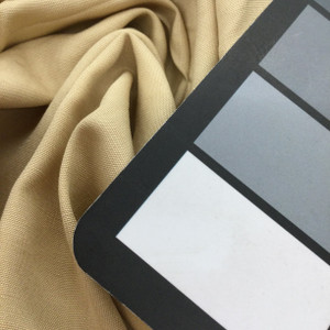 Light Tan Lightweight Poly Cotton  Linen Weave Broadcloth Fabric | Fashion Fabric | 60 wide | By The Yard