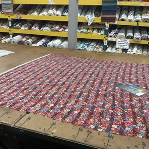 Brown Floral Stripe Silky Sheer Fashion Fabric / 100% Polyester / Clothing and Apparel Fabric / 45 inch Wide / Sold by the Yard