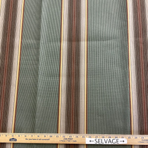 Sunbrella Forest Vintage Bar Stripe 4949-0000 | 46 Inch Awning & Marine Fabric | By the Yard