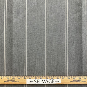 Sunbrella Cooper Ash 4835-0000 | 46 Inch Awning & Marine Fabric | By the Yard | STRIPED