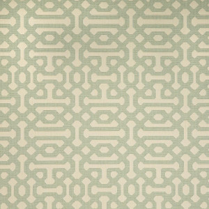 Sunbrella Fretwork Mist 45991-0000 | 54 inch Outdoor / Indoor furniture Weight Fabric | By the Yard