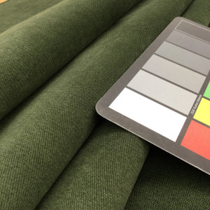 Melon in Hunter | Solid Dark Green | Low Pile Velvet Fabric | Heavy Upholstery | 54" Wide | By the Yard