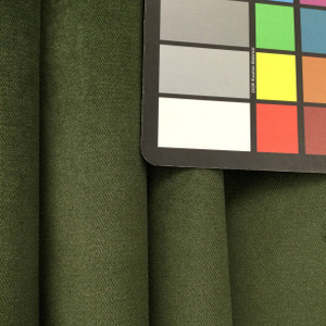 Melon in Hunter | Solid Dark Green | Low Pile Velvet Fabric | Heavy Upholstery | 54" Wide | By the Yard
