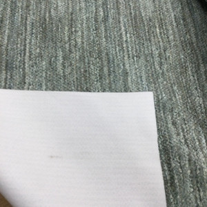 River in Celadon | Mottled Striping in Shades of Green | Low Pile Velvet Fabric | Upholstery | 54" Wide | By the Yard