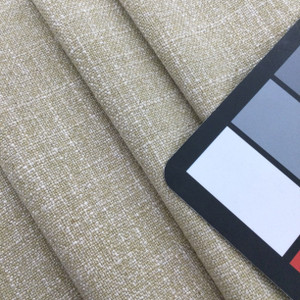 Dilly in Chamois | Two-Toned Beige | Linen-like Woven Fabric | Lightweight Upholstery | Slipcovers / Drapery | 54" Wide | By the Yard