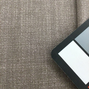 Dilly in Heather | Two-Toned Taupe Brown | Linen-like Woven Fabric | Lightweight Upholstery | Slipcovers / Drapery | 54" Wide | By the Yard