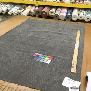 Brown Diamond Chenille Microfiber | R-JEFFERSON SILVER| Upholstery Fabric | Regal Fabrics Brand | 54 inch Wide | By the Yard