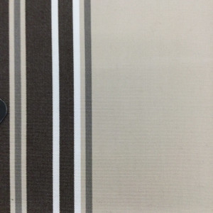Vintage Stripes in Brown / Beige / White | Outdoor Awning / Marine Fabric | 100% Acrylic  | 46" Wide | By the Yard