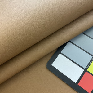 Cognac Reddish Brown Marine Vinyl Fabric | MARLIN Softside Marine Vinyl By Spradling | Upholstery Vinyl for Boats / Automotive / Commercial Seating | 54 Wide | By The Yard