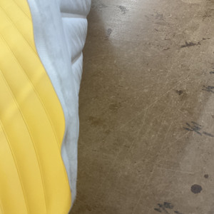 Seaquest Roll N Pleat | Sunflower Yellow | PSQ-114 | PLEATED MARINE VINYL Fabric | SUN + SALT PROOF | 54 wide | By the Yard