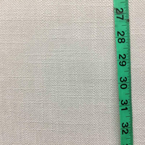 1.25 Yard Piece of Off White Upholstery/Curtain Fabric with Green Tint | Linen Slub Twill