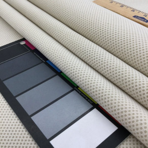 Maxima in Alabaster | Velvet Upholstery Fabric | Dimple Dot in Ivory Off White | Microfiber Velvet | 54 wide | By The Yard