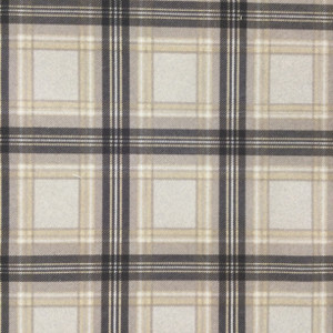 Tartan Plaid Velvet Fabric | Beige / Taupe / Off White | Heavyweight Upholstery | Microfiber Velvet | 54 wide | By The Yard