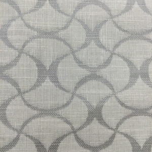 Mingle in Mushroom | Upholstery & Heavy Curtain Fabric | Geo Ogee in Taupe | 54 wide | By The Yard