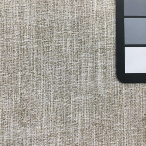 Heathered Light Tan Linen Weave Fabric | Upholstery / Drapery | Medium Weight | 54 wide | By The Yard | Vision in Linen