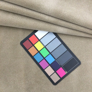 Taupe Mottled Flocked Velvet Fabric | Heavy Upholstery | 54" Wide | By the Yard | "Chloe" Taupe