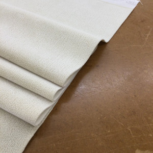 Abstract Design Flocked Velvet Fabric in Ivory Off-White | Upholstery | 54 wide | By The Yard | Chloe in Ivory