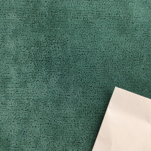 Teal Mottled Flocked Velvet Fabric | Heavy Upholstery | 54" Wide | By the Yard | "Chloe" Spa