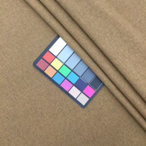 Heathered Peanut Brown Gabardine |  Drapery / Lightweight Upholstery Fabric | 100% Polyester | 54" Wide | By the Yard