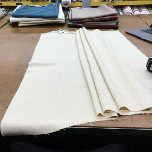 Heathered Vanilla Gabardine |  Drapery / Lightweight Upholstery Fabric | 100% Polyester | 54" Wide | By the Yard