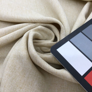 Heathered Vanilla Gabardine |  Drapery / Lightweight Upholstery Fabric | 100% Polyester | 54" Wide | By the Yard